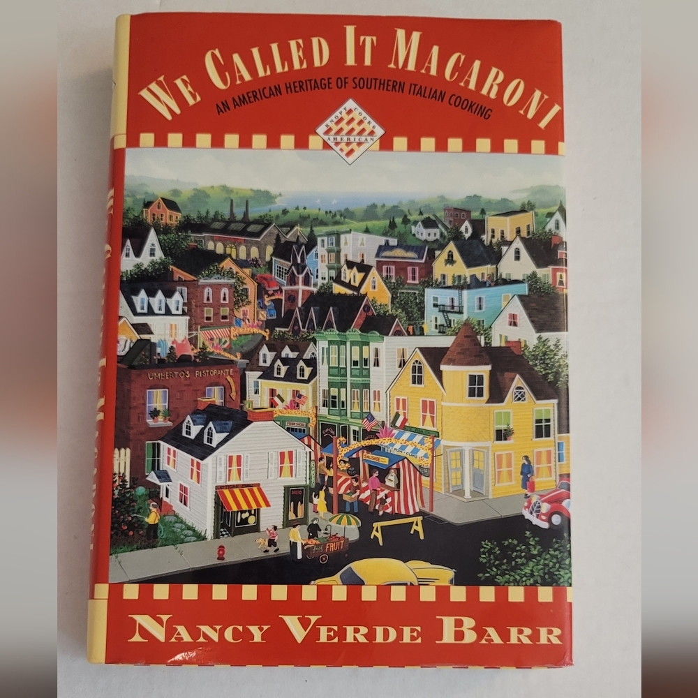 We Called It Macaroni Book by Nancy Verde Barr hardback dust jacket